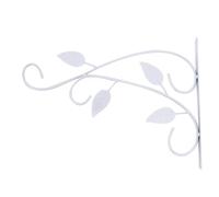 TOYZFRIENDY Crochet Mural en Fer Blanc pour Jardinière Panier à Fleurs et Lanterne - Support Suspendre Solide pour Balcon Jardin et Intérieur Charge Élevée Installation Murale Facile