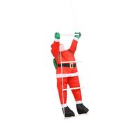 TOYZFRIENDY Décoration Noël Père Noël Grimpant à Échelle Ornement Suspendu Intérieur Extérieur Festif