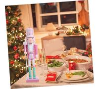 TOYZFRIENDY Décoration Nutcracker Petit Casse Noisette Unique Couleurs Pastel pour Noël Ornement et Personnalisé pour Maison Bureau et Cadeau