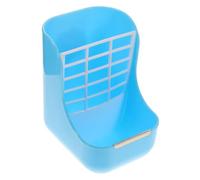 TOYZFRIENDY Distributeur De Nourriture Suspendu pour Lapin Et Cobaye, Support D’Herbe Plastique Dur Bleu, Taille Standard, pour Cage Intérieure Et Extérieure, Petit Animal De Compagnie