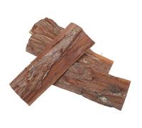 TOYZFRIENDY Écorce de Cèdre Naturel pour Terrarium, Panneaux Décoratifs 4 Pcs, Fine Écorce 5-6,5 Cm, Décor Mural pour Reptiles, Fond D'enclos pour Dragon Barbu et Aquarium
