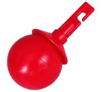 TOYZFRIENDY Embout de Canne à Marcher pour Aveugle Tête Roulante à Crochet Rotatif Plastique Accessoire de Sécurité pour Canne de Mobilité Rouge