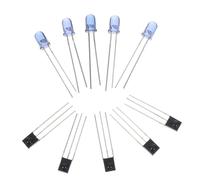 TOYZFRIENDY Ensemble de 5 Kit Émetteur et Récepteur Portée Angle Réception pour Applications IR