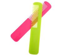 TOYZFRIENDY Ensemble pour -nés et Tout-petits Doux pour Cuir Chevelu Sensible 2 Peignes à Dents Rondes en Abs Massage Apaisant du Cuir Chevelu pour Bébé
