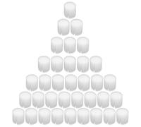 TOYZFRIENDY Éponge Hydroponique 100 Pcs pour Culture Hors-Sol Légumes Intérieur, Blocs Plantation sans Terre Blancs, Outil Jardinage Hydroponique pour Serrage Et Germination