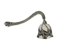 TOYZFRIENDY Éteignoir Bougie Rétro Alliage avec Strass Forme Fleur Élégant Manche Long Extinction Sûre pour Bougies Parfumées et Chauffe-Plat à Domicile