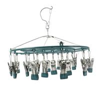 TOYZFRIENDY Étendoir à Linge avec Pinces Robustes Antidérapantes pour Chaussettes et sous-vêtements Résistant Corrosion et Compact pour Usage Intérieur et Extérieur