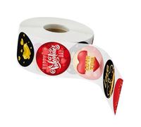 TOYZFRIENDY Étiquettes Adhésives Rondes pour Présents Saint-Valentin 500 Pcs Autocollants de Sceau Décoratifs pour Enveloppes Boîtes et Cartes Autocollants Présents Dcoration Fête