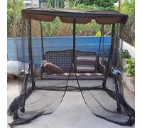 TOYZFRIENDY Filet De Hamac Pivotant Ultra Large pour Jardin Extérieur, Moustiquaire Double Fermeture Éclair, Léger Et Respirant, Camping Et Terrasse