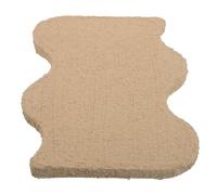 TOYZFRIENDY Fond Photo Décoratif Géométrique Incurvé Marron Naturel Accessoire Photo Léger et Résistant pour Studio Arrière-Plan Polyvalent pour Portraits et Événements Décor Abstrait Moderne