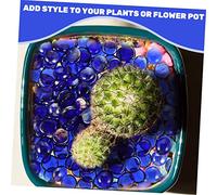 TOYZFRIENDY Galets Décoratifs Feu Bleu Profond pour Aquarium Foyer Intérieur et Extérieur Résistants et Multifonctions pour Décoration et Protection