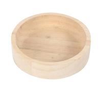 TOYZFRIENDY Gamelle pour Hamster Bol d'alimentation Résistante en Bois Massif Chêne Petite Taille pour Chinchilla Accessoire Repas Petit Animal Domestique