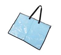 TOYZFRIENDY Grand Sac de Portfolio Transparent Imperméable avec Poignée Organiseur de Documents pour Affiches Œuvres Art et Stockage Portable