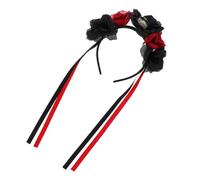 TOYZFRIENDY Halloween Skull Flower Headband Cosplay Costume Accessory For Party Chic Floral Headdress For Day Of The Dead And Halloween Dress Up