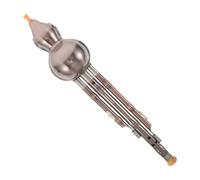 TOYZFRIENDY Hulusi en Calebasse Accordé B Flûte Chinoise à Trois Tons Plaquée Cuivre Instrument à Vent Traditionnel Léger et Portable pour Débutants et Pratique Musicale Culturelle