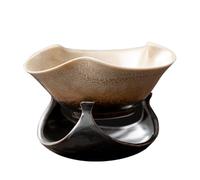 TOYZFRIENDY Infuseur à Thé en Céramique Vintage Filtre Épais pour Résidus Filtre à Feuilles de Thé Résistant à Haute Température la Maison Outil de Filtration Pratique et Décoratif