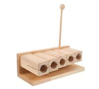 TOYZFRIENDY Instrument de Percussion Bois Tons avec Maillet Set Éducatif pour Garçon Fille et Préscolaires Jeu Musical Sûr pour Éveil et Yoga