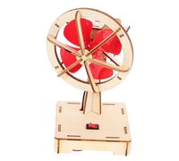 TOYZFRIENDY Kit éducatif DIY Ventilateur électrique Montage Manuel pour garçon Fille Jeu Scientifique activité Pratique pour écoles et familles Apprentissage Force éolienne et Coordination