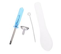 TOYZFRIENDY Kit Entonnoir INOX Mini pour Remplissage Urne Cendres Embout Précis Léger et Compact Accessoire Funéraire Pratique avec Tournevis pour Fermeture Sécurisée