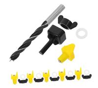 TOYZFRIENDY Kit Installation Abreuvoir Poules Automatique avec Tétines Jaunes Outil et Foret pour Seaux Réservoirs et Tuyaux Système Polyvalent pour Volailles et Maintien Propreté