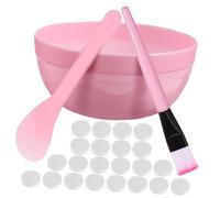 TOYZFRIENDY Kit Masque Visage Complet avec Bol Mélangeur Pinceau et Spatule pour DIY Soin Peau Réutilisable et Pratique pour Usage Salon et Domicile