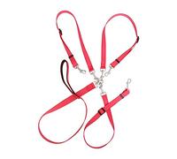 TOYZFRIENDY Laisse Triple pour Chiens Réglable Et Lavable avec Trois Têtes pour Dressage Et Obéissance