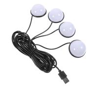TOYZFRIENDY Lampe Ambiance Voiture USB Flexible Lumière Intérieure Auto Éclairage Décoratif Pied Facile à Installer Plug and Play