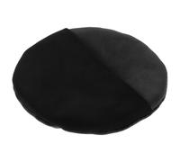 TOYZFRIENDY Lingette Nettoyante Réutilisable pour Écran Chiffon Doux Portable Rond Noir-Gris pour Téléphone Tablette et Ordinateur Nettoyage sans Traces Compatible GPS et Autoradio 1 Pièce