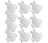 TOYZFRIENDY Lot de 10 Bouchons en Plastique Étanches 2,5x4 Cm pour Bouillottes Portables, Prise pour Bouillotte, Petits Bouchons de Rechange Adaptés aux Paquet Isothermes, Accessoires pour