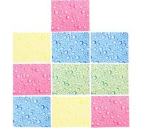 TOYZFRIENDY Lot de 10 Lingettes Nettoyantes Épaisses pour Lunettes Chiffons Microfibres Réutilisables Couleurs Aléatoires pour Lentilles Écrans Bijoux et Petits Couleur