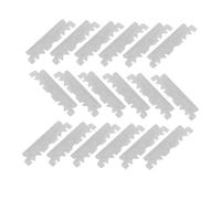 TOYZFRIENDY Lot De 100 Lames De Rasoir Visage En Acier Inoxydable Taille Petite Lame à Face Unique Pour Hommes Usage Domestique Et Salon Remplaçant Les Usées