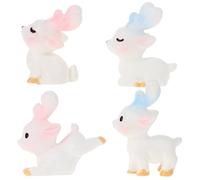 TOYZFRIENDY Lot de 12 Figurines de Cerfs Miniatures en Résine Décorations de Bureau et Ornements pour Micro-Paysages Petites Statues d'Élans pour Jardin et Maison Style Varié