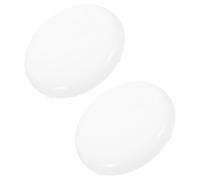 TOYZFRIENDY Lot de 2 Diffuseurs D’Éclairage PC Demi-Cercle Anti-Buée Abat-Jour pour Ampoules LED et Classiques Couverture Légère Blanche Protège Ampoule et Assure Diffusion Lumineuse