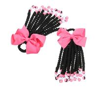 TOYZFRIENDY Lot De 2 Extensions De Cheveux Queue De Cheval Pour Filles Perruques Tressées Queue De Cheval Pour Enfants Extensions De Cheveux Tressées Colorées Pour Femmes