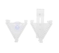 TOYZFRIENDY Lot de 2 Gobelets d'alimentation pour Aquarium en Acrylique Transparent Support Pratique pour Nourriture Vivante Accessoire Compact pour Nourrir Poissons Rouges