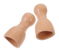 TOYZFRIENDY Lot De 2 Masseurs À Ventouses Et À Raclage Automassage Massage Des Points De Pression Massage Du Dos Petit Masseur Outil De Massage En Bois Manuel