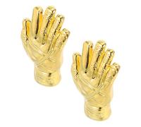 TOYZFRIENDY Lot de 2 Mini Trophées de Football Gardien de But Dorés Petit Trophée de Récompense Sportive Décoration de Bureau ou Étagère Articles de Fête Football Prix du Jeu