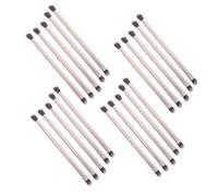 TOYZFRIENDY Lot de 20 Pinceaux à Maquillage Double Embout 20 Pièces Taille Standard Brosse Cosmétique Rose Doré pour Femmes Utilisation Paupières Nez Polyvalente