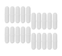 TOYZFRIENDY Lot de 25 Barres D’agitation Magnétiques Ptfe Cylindriques 3x6x25 Mm, Agitateur Magnétique pour Laboratoire, Barre D’agitation Résistante à Haute Température, Réutilisable
