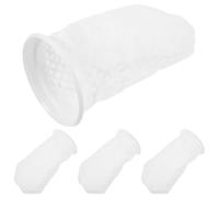 TOYZFRIENDY Lot de 4 Chaussettes Filtrantes 4 Pouces 3D Nid d'abeille pour Aquarium Eau Douce et Eau de Mer Filtre Professionnel à Haute Perméabilité et Nettoyage des Impuretés