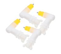 TOYZFRIENDY Lot de 4 Distributeurs d'eau à Tétine pour Volailles et Petits Oiseaux Abreuvoir Automatique Double Joint et Aiguille de Percussion Installation Simple et Rapide