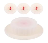 TOYZFRIENDY Lot de 4 Valves D'air en Tpu Étanches pour Paquet sous Vide de Compression, Soupape Anti-fuite Réutilisable, Embout de Gonflage Hermétique pour Rangement sous Vide et Voyage