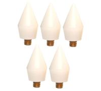 TOYZFRIENDY Lot De 5 Pointes De Stylo En Cire Métallique Pour Art Diamant Accessoire Pince à Décoration Pour Ongles Recharge Compatible Kit Broderie Diamant Outil Précis Blanc