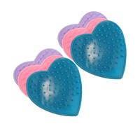 TOYZFRIENDY Lot De 6 Arrache-épines De Roses en Silicone Réutilisables pour Jardinage Domestique, Outil Léger Et Pratique Multi-Couleurs De Cœur pour Enlever Rapidement Épines Et Feuilles sur Tiges