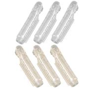 TOYZFRIENDY Lot De 6 Pinces Volumisantes à Frange Et Racines, Taille Moyenne, Clips Pour Donner Du Volume, Pour Femmes Et Filles, Coiffure à La Maison, Finition Scintillante or Et Argenté