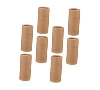 TOYZFRIENDY Lot De 8 Boîtes Cylindriques En Papier Kraft 100 Ml, Emballage Sécurisé Et Pratique, Format Moyen Portable, Pour Bouteilles D’huile Essentielle, Rangement Présent Santé Et Maison