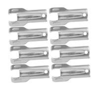 TOYZFRIENDY Lot De 8 Boîtes D Appâts Pour Rats Clés Métalliques Pour Station D Appâts Clés De Remplacement Intérieur Réutilisables En Acier Argenté