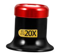 TOYZFRIENDY Loupe Tête avec Lumière LED Verre Verre et Cadre Lunettes Loupe sans Mains pour Bijouterie Réparation Montre et Travaux Minutieux