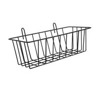 TOYZFRIENDY Mangeoire à Lapins Suspendue en Fer Résistante à l'usure pour Cages, Râtelier Métal Noir, Alimentation Quotidienne pour Lapins Et Petits Animaux