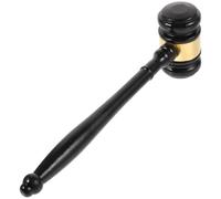 TOYZFRIENDY Marteau de Juge Bois Compact et Portable Maillet Enchères Bois Naturel Outil de Tribunal pour Juge Avocat et Commissaire-priseur Cadeau pour Professionnels du Droit